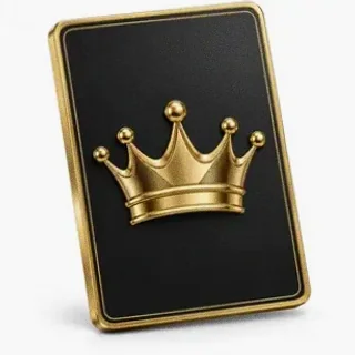 Crowned casino card — Eq9